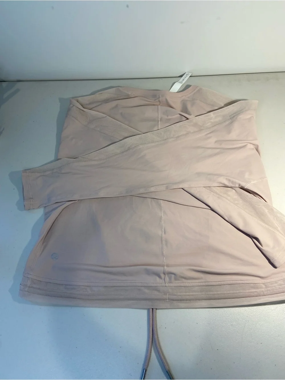 lululemon athletica Light Blush Long-Sleeve Drawstring Top